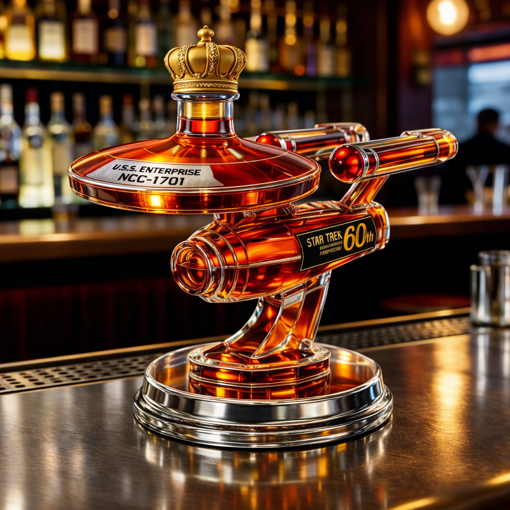 60 Aniversario del USS Enterprise - Decantador de Whisky