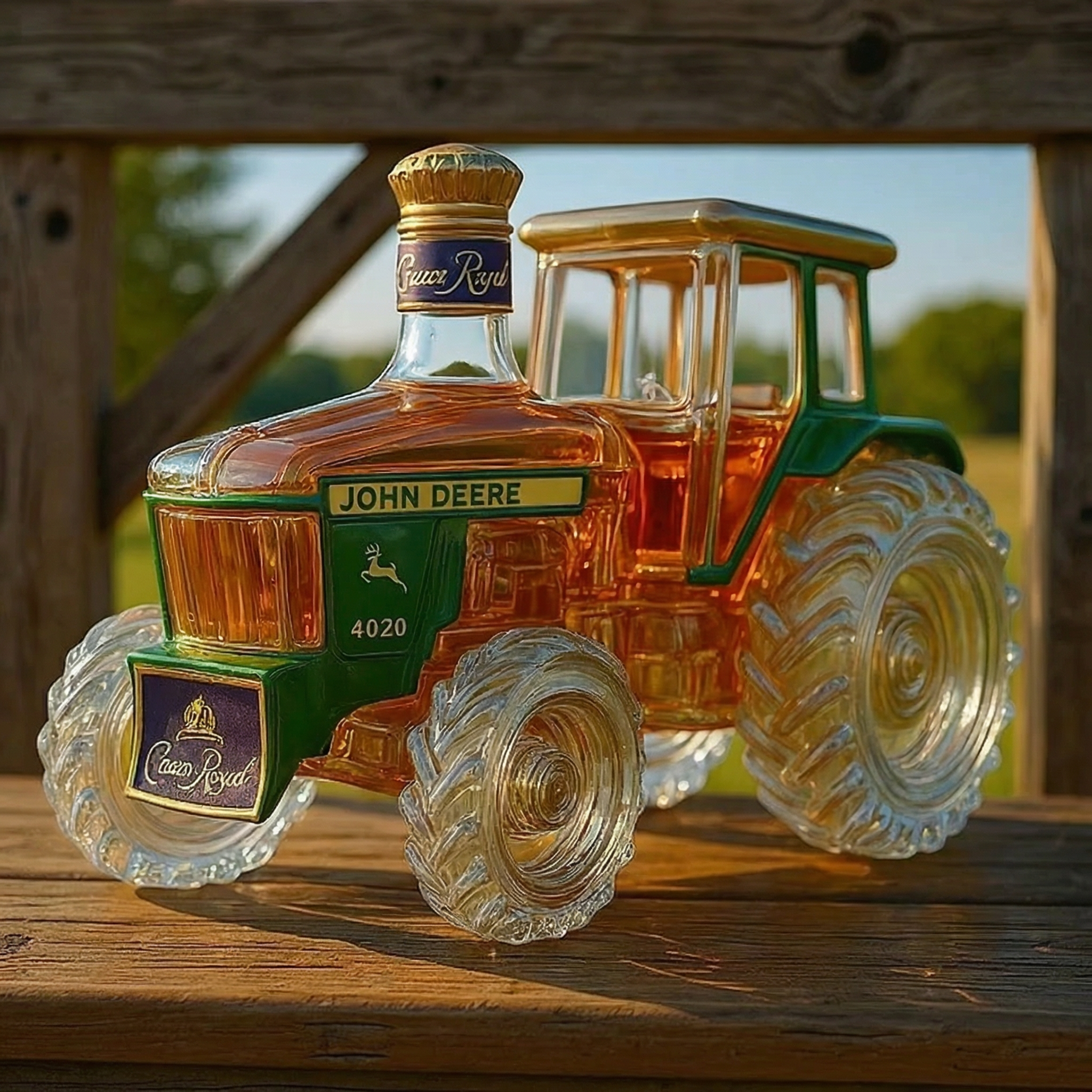4020 Botella de Whisky de Vidrio