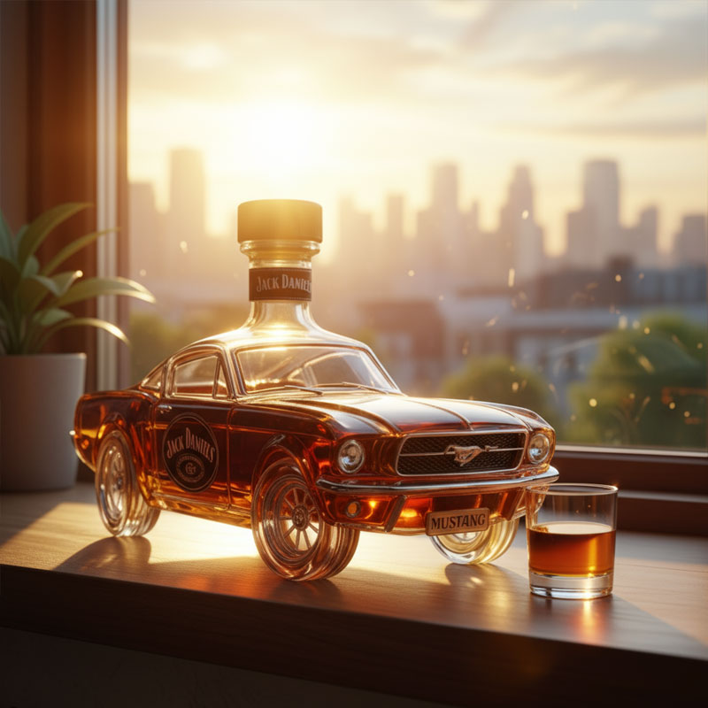 Coche Americano - Decantador de Whisky