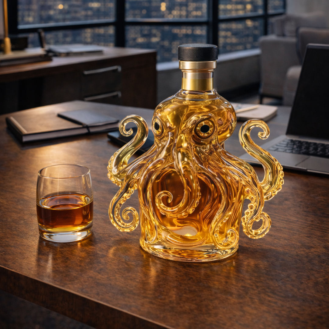 Botella de Whisky - Edición Pulpo