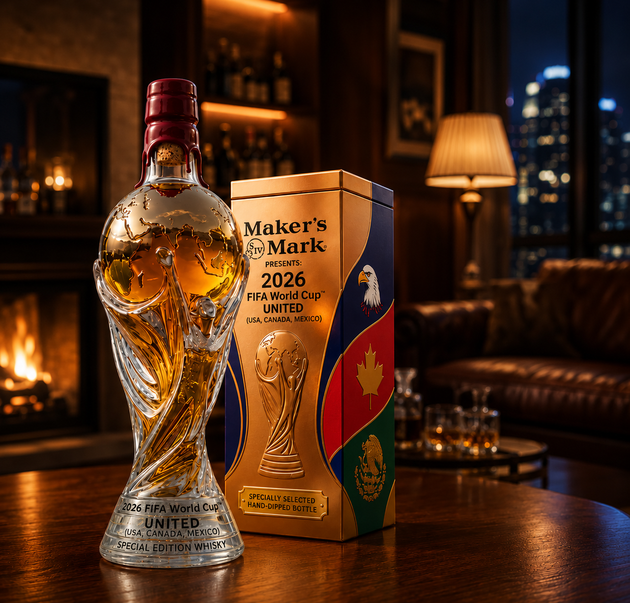 Edición Copa del Mundo 2026 - Decantador de Whisky
